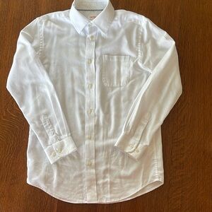 Cat and Jack Boys white dress shirt size L